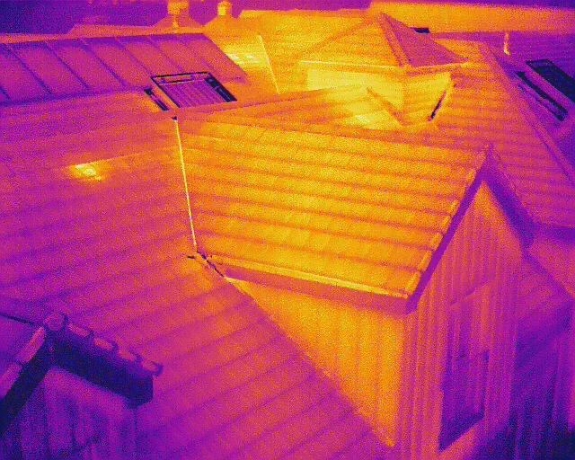Thermal Imaging Roof Survey Image Aldershot